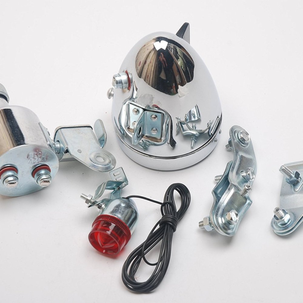 Cycling Gear Essentials - Kit Luci per Bicicletta a Frizione