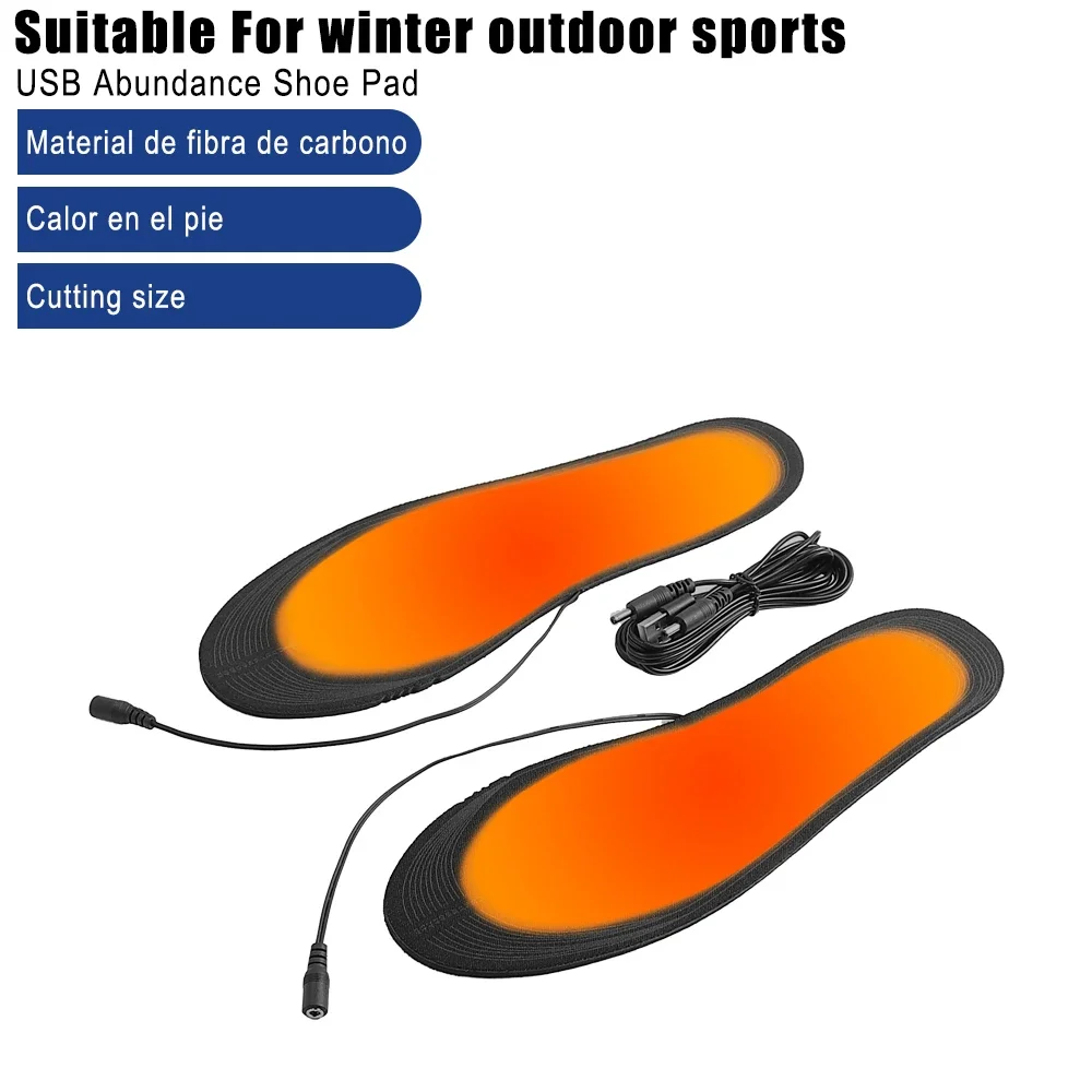 Cycling Shoe Insoles - Solette riscaldanti per scarpe USB riscaldate