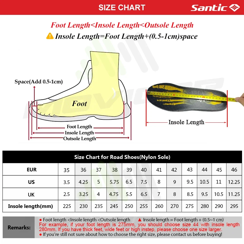 Scarpe da Ciclismo Santic per  - Cycling Shoe Insoles recensione e prezzo